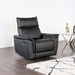 Bienne Recliner Chair White & Black - Olympia Furniture (Saint George, Utah)