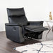 Bienne Recliner Chair White & Black - Olympia Furniture (Saint George, Utah)