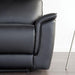 Bienne Sofa Manual Recliner White & Black - Olympia Furniture (Saint George, Utah)