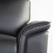 Bienne Recliner Chair White & Black - Olympia Furniture (Saint George, Utah)