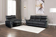Bienne Recliner Chair White & Black - Olympia Furniture (Saint George, Utah)