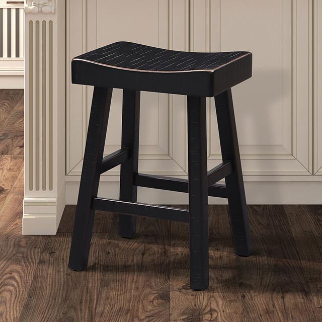 Biasca 24" Stool (2/CTN) White, Brown, & Black - Olympia Furniture (Saint George, Utah)