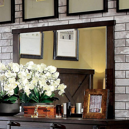 Bianca Dark Walnut Mirror - Olympia Furniture (Saint George, Utah)