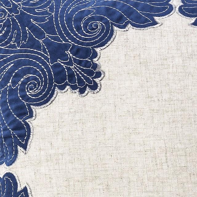 Beth Natural/Indigo 20" X 20" Pillow, Natural & Indigo (2/CTN) - Olympia Furniture (Saint George, Utah)