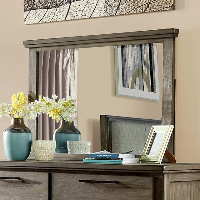 Berenice Mirror Espresso, Beige, & Brown - Olympia Furniture (Saint George, Utah)