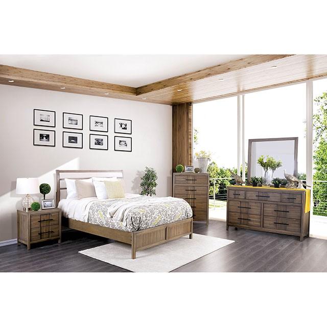 Berenice Mirror Espresso, Beige, & Brown - Olympia Furniture (Saint George, Utah)