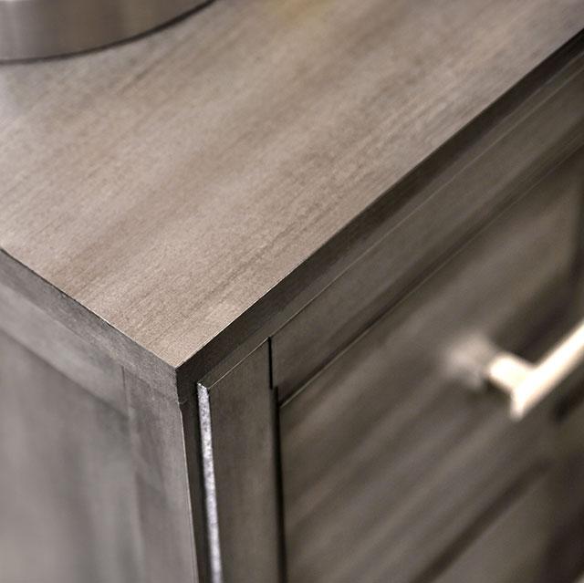 Berenice Espresso Night Stand White, Gray, & Espresso - Olympia Furniture (Saint George, Utah)