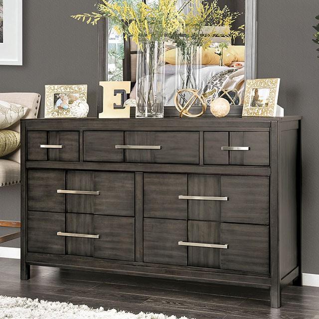 Berenice Dresser White, Gray, & Espresso - Olympia Furniture (Saint George, Utah)