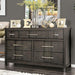 Berenice Dresser White, Gray, & Espresso - Olympia Furniture (Saint George, Utah)