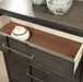 Berenice Espresso Night Stand White, Gray, & Espresso - Olympia Furniture (Saint George, Utah)