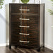 Berenice Chest Gray, White, & Espresso - Olympia Furniture (Saint George, Utah)