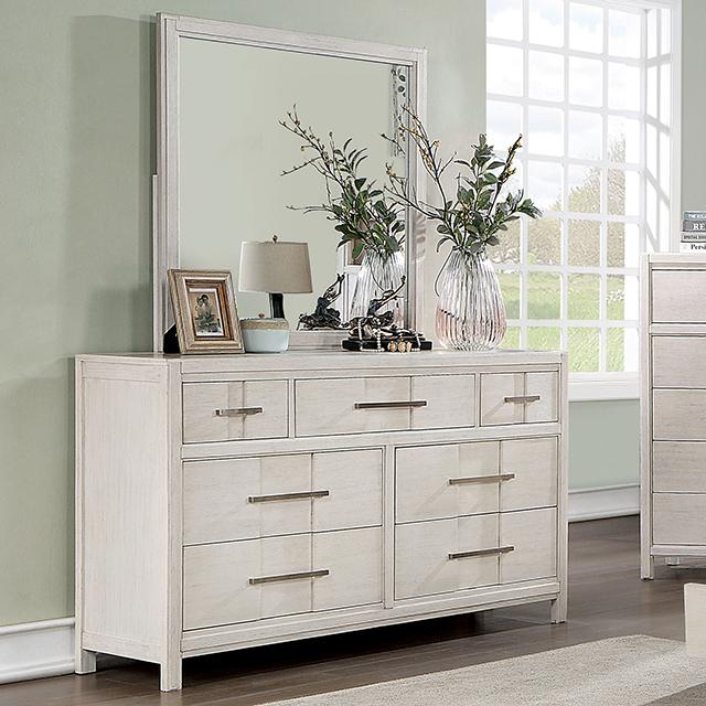 Berenice Dresser White, Gray, & Espresso - Olympia Furniture (Saint George, Utah)