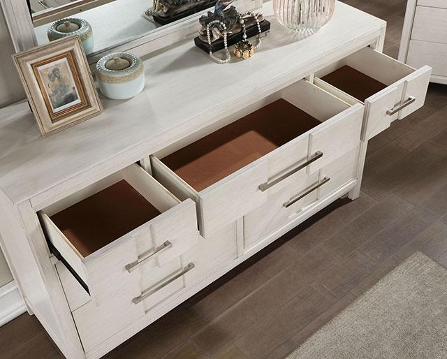 Berenice Dresser White, Gray, & Espresso - Olympia Furniture (Saint George, Utah)