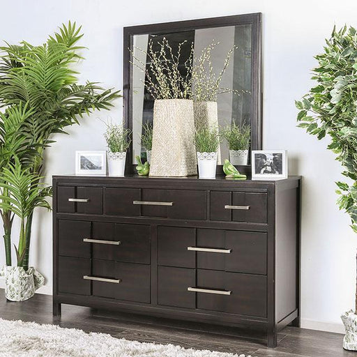 Berenice Dresser White, Gray, & Espresso - Olympia Furniture (Saint George, Utah)