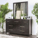 Berenice Dresser White, Gray, & Espresso - Olympia Furniture (Saint George, Utah)