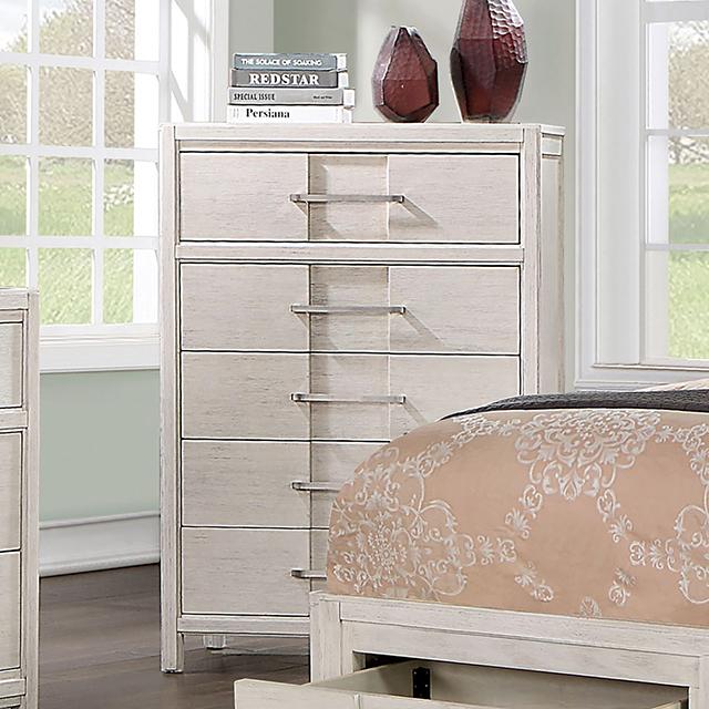 Berenice Chest Gray, White, & Espresso - Olympia Furniture (Saint George, Utah)