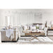 Benigno Love Seat Silver & Gray - Olympia Furniture (Saint George, Utah)