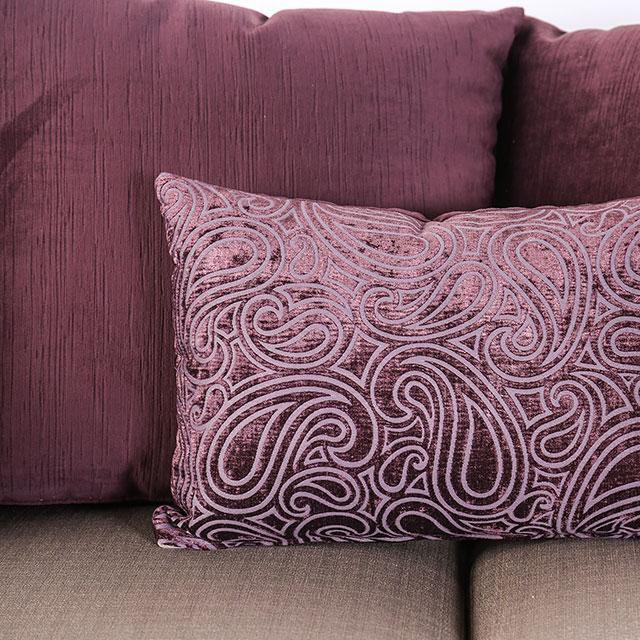 Benigno Love Seat Silver & Gray - Olympia Furniture (Saint George, Utah)