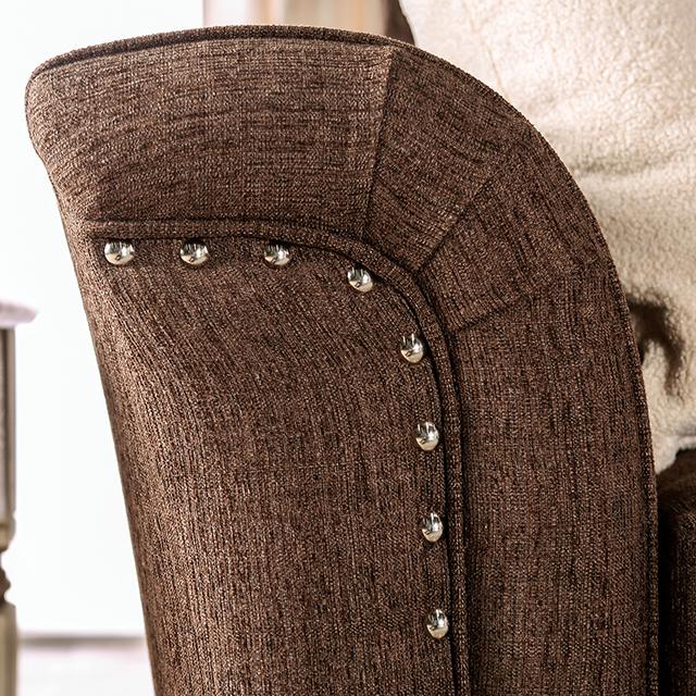 BELSIZE Sofa, Chocolate/Tan - Olympia Furniture (Saint George, Utah)