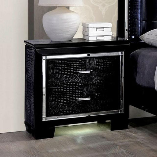 BELLANOVA Black Night Stand - Olympia Furniture (Saint George, Utah)