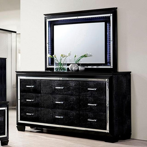 BELLANOVA Black Dresser - Olympia Furniture (Saint George, Utah)