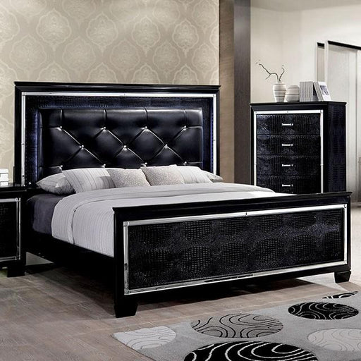 BELLANOVA Black Cal.King, E.King, & Queen Bed - Olympia Furniture (Saint George, Utah)
