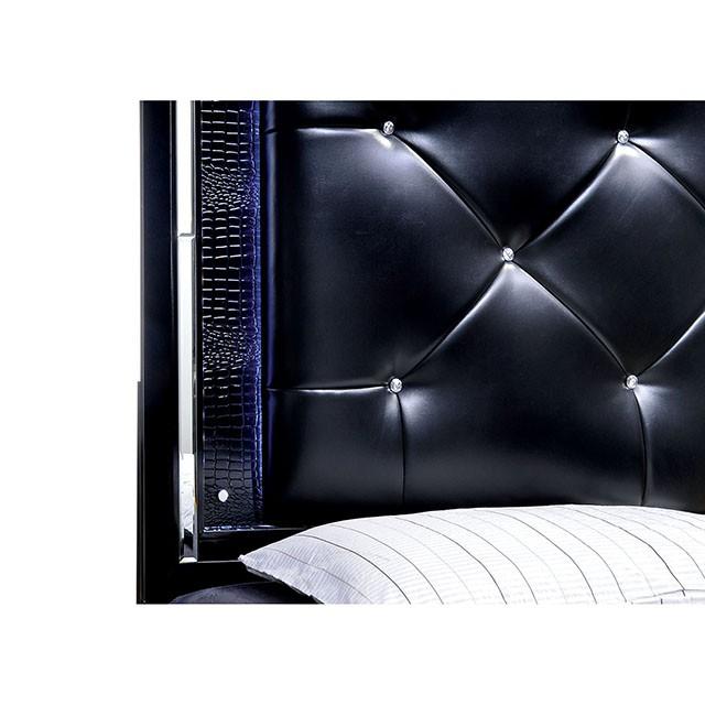 BELLANOVA Black Cal.King, E.King, & Queen Bed - Olympia Furniture (Saint George, Utah)