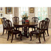 Bellagio Brown Cherry Round Dining Table - Olympia Furniture (Saint George, Utah)