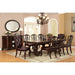 Bellagio Brown Cherry/Pattern Leatherette Side Chair (2/CTN) - Olympia Furniture (Saint George, Utah)