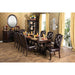 Bellagio Brown Cherry Dining Table w/ 2 Leaves - Olympia Furniture (Saint George, Utah)