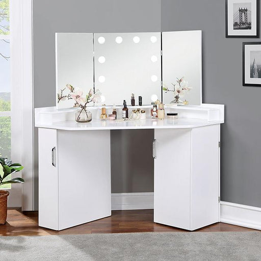 LORYBELLE Vanity Set, White - Olympia Furniture (Saint George, Utah)