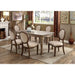 Kathryn Rustic Dark Oak/Beige Side Chair (2/CTN) - Olympia Furniture (Saint George, Utah)