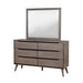 Lennart Gray Rectangular Mirror - Olympia Furniture (Saint George, Utah)