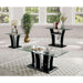 Staten Glossy Black/Chrome Sofa Table - Olympia Furniture (Saint George, Utah)