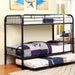 RAINBOW Black Metal Twin/Twin Bunk Bed - Olympia Furniture (Saint George, Utah)