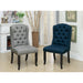 SANIA Antique Black Wingback Chair (2/CTN) - Olympia Furniture (Saint George, Utah)