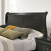 Louis Philippe Cal.King Bed Black & Grey - Olympia Furniture (Saint George, Utah)
