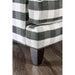 Patricia Ivory/Black Stripe Chair - Olympia Furniture (Saint George, Utah)
