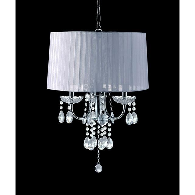 Jada White Ceiling Lamp - Olympia Furniture (Saint George, Utah)