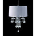 Jada White Ceiling Lamp - Olympia Furniture (Saint George, Utah)