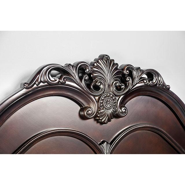 Mandura Cherry Cal.King & E.King Bed - Olympia Furniture (Saint George, Utah)