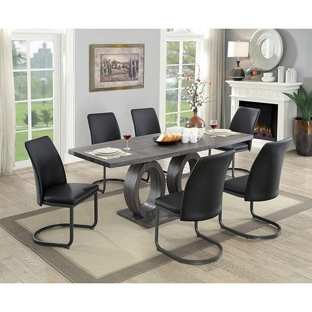 Saskia Gray Dining Table - Olympia Furniture (Saint George, Utah)