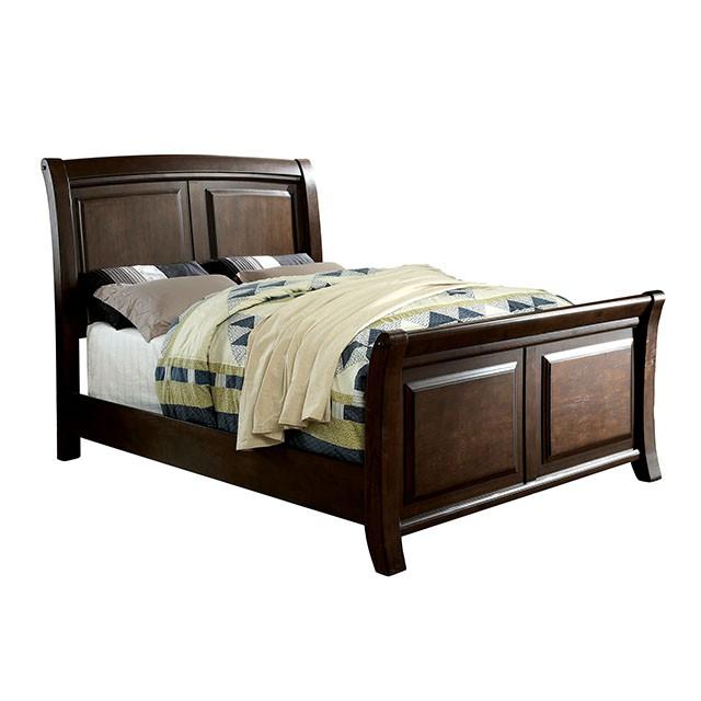 Litchville Brown Cherry Cal.King, E.King, & Queen Bed - Olympia Furniture (Saint George, Utah)