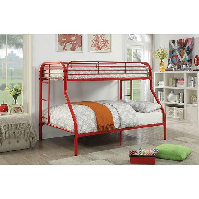 Opal Red Twin/Full Bunk Bed - Olympia Furniture (Saint George, Utah)