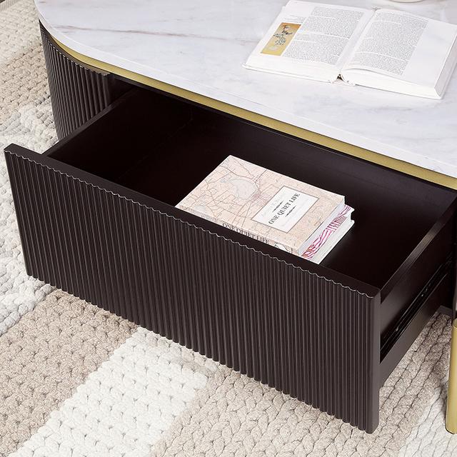 KOBLENZ Coffee Table, Dark Walnut - Olympia Furniture (Saint George, Utah)