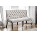 SANIA 3-Seater Loveseat Bench, Ivory - Olympia Furniture (Saint George, Utah)