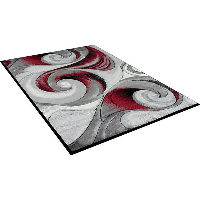Niksar Red 5' X 7' Area Rug - Olympia Furniture (Saint George, Utah)