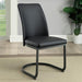 Saskia Dark Gray/Black Side Chair (2/CTN) - Olympia Furniture (Saint George, Utah)