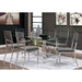 Casper Chrome Dining Table - Olympia Furniture (Saint George, Utah)