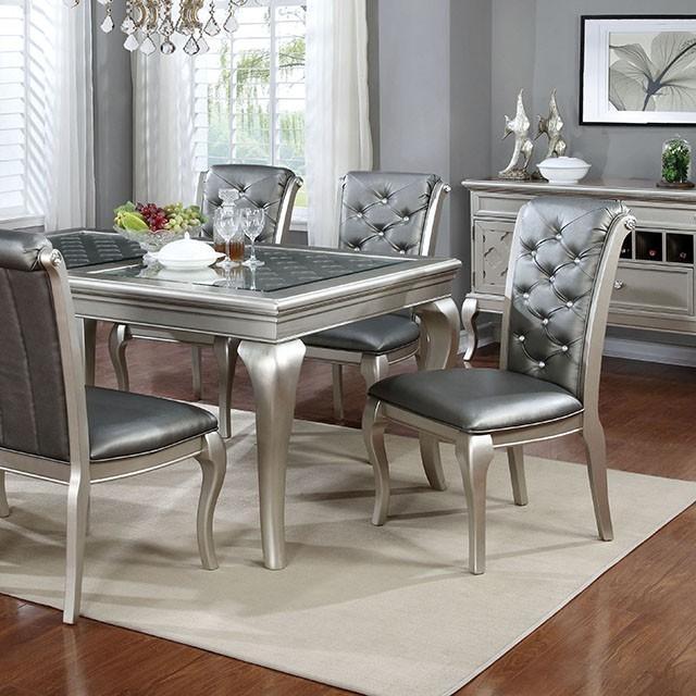 Amina Champagne Dining Table - Olympia Furniture (Saint George, Utah)